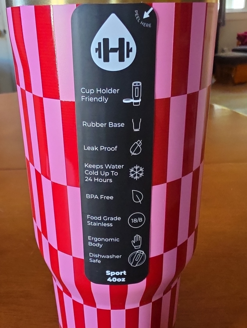 HydroJug 40 oz Sport - Be Mine - Picture 2 of 7